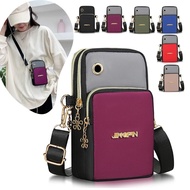 Fashion Mini Shoulder Messenger Bag Small Crossbody Bags Oxford Cloth Sport Phone Case for Running Clutch Phone Wallet Handbag SYUE