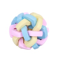 Bola Loceng Berwarna-warni Binatang TPR Tenunan Mainan Anjing Bola Anjal Besar Sederhana Kecil Pelan