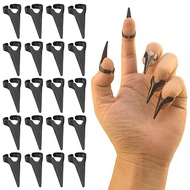 20Pcs Finger Claws Cosplay Claws Rings Adjustable Open Claw Rings Full Finger Set Metal Nail Punk Ro