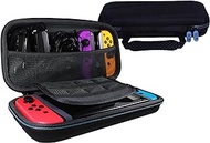 TUDIA EVA Travel Carrying Case Designed for Nintendo Switch, Hard Shell Protective Case Fits Nintendo Switch Console, Game Cards, Charger &amp; Accessories - Black