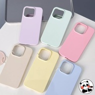 Macaron Color Minimalist Phone Case For iQOO 13 12 11 Pro 11s U5 U5e U3 U3x iQOO13 iQOO12 iQOO11 Lux