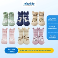 ANAKKU NEWBORN BABY BOY GIRL FASHION SOCKS - EAK1102-1 EAK1104-1
