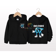 STEAL KIDS ZIPPER HOODIE JACKET BRAINROT 67 ZIPPER HOODIE KIDS 67 STEAL BRAINROTa
