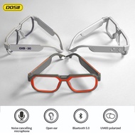 DOSII Bluetooth 5.0 Smart Glasses Fashion TWS Wireless Waterproof Earphones Anti-Blue Sunglasses Play Call Aution For xiaomi New