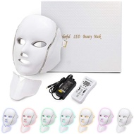 7 Colors Led Facial Mask Machine Light Photon Therapy Acne Face And Neck Set Beauty Led Light Treatm