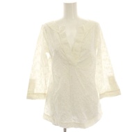 iBlues Clu Blouse Shirt blue white Embroidery Direct from Japan Secondhand