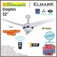 Deka Ceiling Fan X-ONE 46 inch Remote Control Ceiling Fan / Elmark Dolphin 52" Ceiling Fan