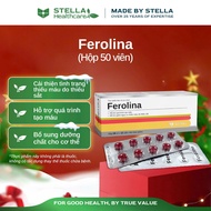 FEROLINA pills support hematopoiesis, help reduce the risk of iron deficiency anemia (Box/50 pills)