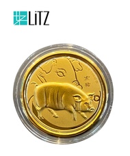 LITZ Zodiac Red Packets 999 Pure Gold Coin 0.10g AP0017