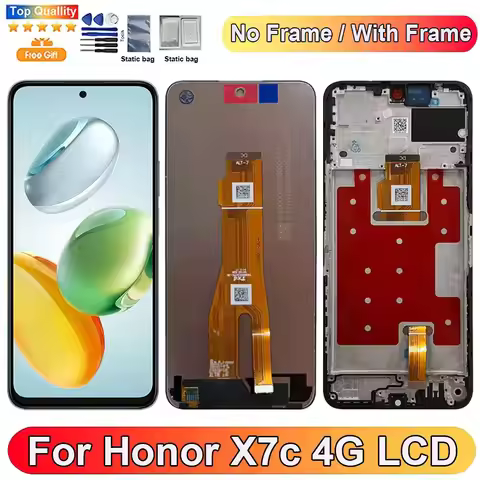 6.77'' For Huawei Honor X7c LCD Display With Frame Touch Panel Digitizer Assembly For Honor X7c 4G A