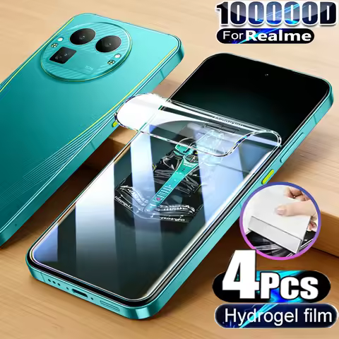 4PCS Hydrogel Film For Realme GT 8 Pro 6T ENO 6 5 SE 3T Neo 2 3 Screen Protector For Realme C63 C67