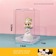 Showcase Storage Box Desktop Doll Display Box Single Dustproof Transparent Plastic Figures Display F