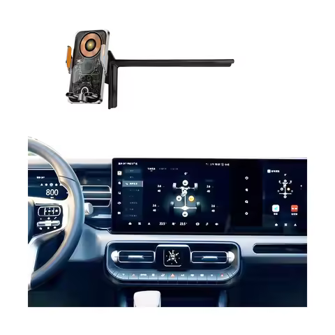 For BAIC BJ40 2024 2025 2026 Car Phone Holder 12.8" Screen Fixed Clip Wireless Charger Phone Mount Q
