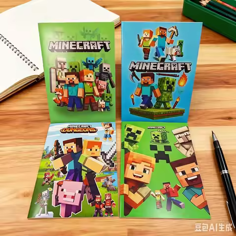 Minecrafted A5 Notebook for School Kids Stationery Supplies Back To School Gifts 22*14cm