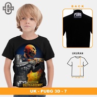 GAME KIDS T-SHIRT - (FREE FIRE / FF / MOBILE LEGENDS / PUBGM) - PUBG 3d - 7