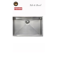 Franke PLANAR - 650 Single Bowl Undermount Sink PZX 110-65