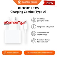 XIAOMI CHARGER 33W COMBO TYPE-A / 33W FAST CHARGING + CABLE - OFFICIAL WARRANTY