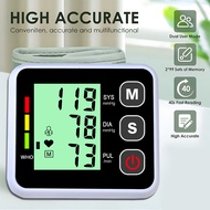 Digital Wrist Blood Pressure Monitor Medical Upper Arm Sphygmomanometer Automatic Tonometer Tensiome