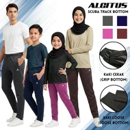 ALGITUS SCUBA TRACKSUIT TRACK BOTTOM UNISEX ADULT / KIDS SCHOOL SPORT (SELUAR TREK DEWASA / BUDAK SE