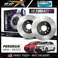 Original Bendix Ultimate+ Sport Performance Disc Rotor - Perodua Bezza Axia G1 Front Disc Rotor