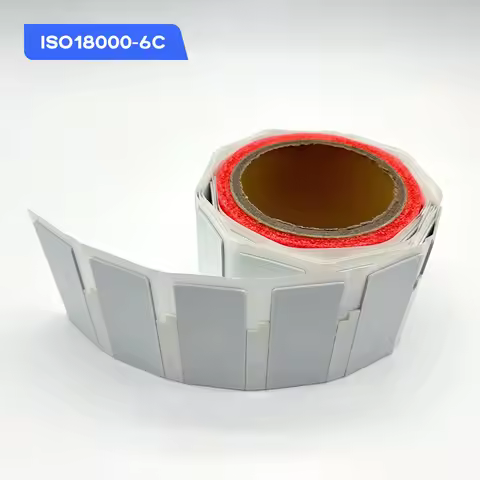 TF6265 500pcs RFID UHF Flexible on Metal Tag for Asset Management and Laptops Tablets Management Gas