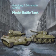 New Henglong 1/30 Rc Tanks Sherman Vs Pershing Infrared Battle Tanks 2.4ghz Rc Battling Panzer Rem