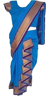 Shahi Mastani Nauvari saree for kids/girls Ready-to-wear with a stitched blouse, Traditional Maharas