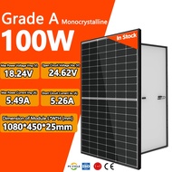 Solar panel 100W monocrystalline solar panel With MC4 connector
