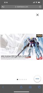 RG 1/144 WING GUNDAM ZERO EW PEARL GLOSS Ver.