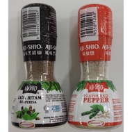 [ Ready Stock ] AJISHIO Black &amp; White Pepper / Lada Hitam &amp; Putih 45g