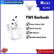 (Paling Dicari) Headset Bluetooth Rexi Wa03 Pro Tws Earbuds Double
