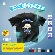 Lucknuts T-Shirt CoolBreeze IT'S MONDAY for Men and Women, 100% Cotton Combed 20s | 210GSM