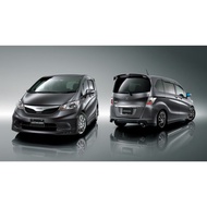 Honda freed 2013 2015 2015 facelift mugen bodykit body kit front side rear skirt lip boot trunk top spoiler wing