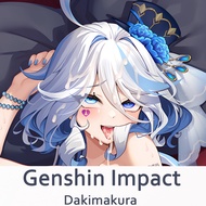 Genshin Impact Focalors 2WAY Hugging Body Pillow Case Anime Game Pillow Cushion Cover Xmas Gifts