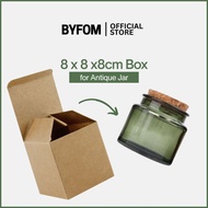 Thick 8cm x 8 cm x 8cm Craft Box