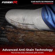 Fusion R 5D Innova Reborn Car Carpet Premium Carbon Car Carpet/