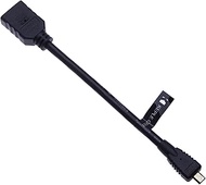 Micro HDMI to HDMI Cable Adapter Female Converter Compatible with Lumix DMC DMC- HC HC Series GH4 FZ