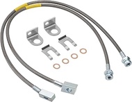 Front Brake Line 89702, Stainless Steel Extended Brake Line Kit Compatible with 1984-2001 Jeep Chero