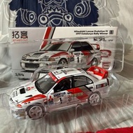 Pop Race 拓意 1/64 PR64-165 Mitsubishi Lancer Evolution EVO IV Rally 1997 三菱石油 露筍四代拉力 Poprace S31-03 1