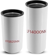 Fuel Filter FF5825NN Oil Lube Filter LF14000NN Change Kit Fit for Cummins ISX15 Engines Replace 5599