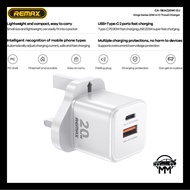 REMAX CA-18 20W TYPE C & USB CHARGING ADAPTER MINI SIZE Travel Adapter CA-18 ( AC20W ) King 20W A+C 