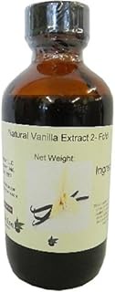 OliveNation Natural 2-Fold Vanilla Extract, Double Strength Vanilla for Baking, Cooking, Ice Cream, Frosting, Non-GMO, Gluten Free, Kosher, Vegan - 4 ounces