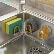 DOREEN1 Drying Rack, Wall-mounted Space Aluminium Sponge Holder, Rust Resistant Storage Holder for Kitchen