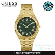 [Official Warranty] Guess GW0575G2 Men's Gold Tone Case Gold Tone Stainless Steel Watch