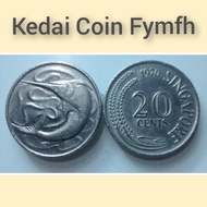 Coin Singapura 20 Cent Tahun 1982