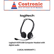 LOGITECH H370 USB COMPUTER HEADSET WITH DIGITAL AUDIO