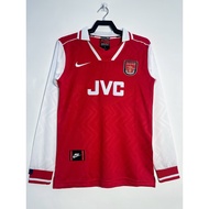 1996-1997 Arsenal Home Long Sleeve Retro Soccer Jersey Football 96-97