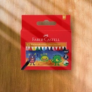 Faber-Castell 大眼星球無毒蠟筆-12色(原廠正貨)