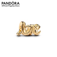 Pandora Love 14k gold-plated charm