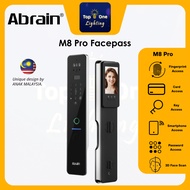 🔥NEW🔥 Abrain M8 Pro Facepass Stainless Steel Smart Digital Lock Password Fingerprint KeyCard Smart A